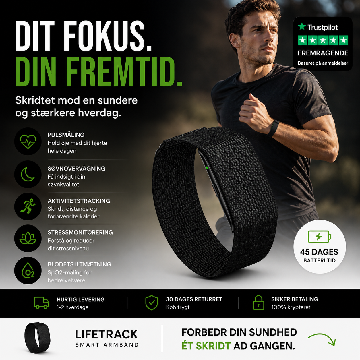 LifeTrack Armbånd